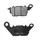 PLAQUETTE DE FREIN POLINI POUR YAMAHA 125 N-MAX 2015> AV (L 85.10mm - 98.23mm - H 38.65mm - 48.35mm - P 7,5mm) (174.0182) (ORIGINAL)