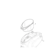Logement casque - Dessous de selle