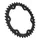 ADAPTABLE MOTORCYCLE REAR SPROCKET KTM 1290 SUPERDUKE R 2016>2023, 1390 SUPERDUKE R EVO 2024> 525 38 DTS STEEL BLACK (DIAMETER 153/155/8.5) -JT SPROCKETS