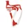 PORTE BIDON NEWTON N5 DOUBLE INJECTION ROUGE/BLANC