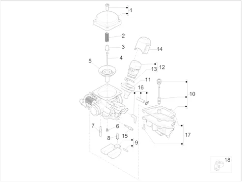 Composants de carburateur