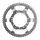 ADAPTABLE MOPED REAR SPROCKET PEUGEOT 103 WHEEL SPOKES 56 DTS (BORE 94 mm) 11 HOLES SILVER -P2R SELECTION