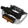 PEDAL MTB RESIN P2R BLACK CAGE ALUMINIUM SILVER 9/16" (PAIR)
