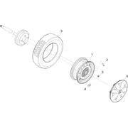 Roues avant et arrière