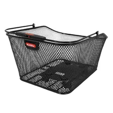 REAR BASKET STEEL NID ABEILLE CITY KLICKFIX KORBKLIP BLACK WITH MOUNTING KIT CLIP ADAPTABLE ON ALL CARRIER 20L(41 X 31 X 21 cm)