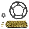 KIT CHAINE ADAPTABLE YAMAHA 50 DT R SM 2002 420 12x50 (DIAM COURONNE 105/120/8.5) (DEMULTIPLICATION ORIGINE) -AFAM