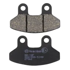 PLAQUETTE DE FREIN BREMBO POUR SYM 125 JOYRIDE 2001>2009 AV, 300 JOYRIDE 2022> AV/RIEJU 125 RS2 PRO 2008>2012 AV/LAVERDA 125 PHOENIX 2001>2004 AV (SCOOTER CARBONE CERAMIQUE) -07062CC