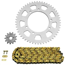 KIT CHAINE ADAPTABLE GILERA 50 RCR ENDURO 2003>2005 420 13x53 (DIAM COURONNE 105/125/8.5) (DEMULTIPLICATION ORIGINE) -AFAM