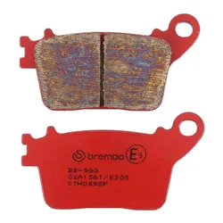 PLAQUETTE DE FREIN BREMBO POUR HONDA 600 CBR RR 2007> AR, 1000 CBR RR FIREBLADE 2006>2022 AR/YAMAHA 1000 YZF-R1 2015> AR, YZF-R6 2017> AR (ROUTE METAL FRITTE) -07HO59SP