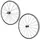ROUES ROAD BRAKE SHOE LOCKING 700 MICHE HUB REFLEX TO BEARING BLACK 11/10/9-SPEED SHIMANO (FRONT + REAR)