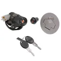 CONTACTEUR A CLE 50 A BOITE ADAPTABLE APRILIA 50 RS 1999>2005 (AVEC SERRURE DE SELLE + BOUCHON ESSENCE) -P2R