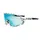 CYCLING GLASSES ADULT GIST NEXT MONTURE POP WHITE (3 VERRES INTERCHANGEABLES - PROTECTOR 100% UV - UVA - UVB) VISION OPTIMALE, ULTRA ADHERENTES, TRES RESISTANTES (VERRE CAT 3)