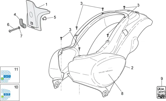 Carrosserie posterieure I
