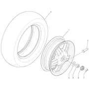 Roue arrière