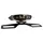 SUPPORT DE PLAQUE IMMATRICULATION AVEC FEU 50 A BOITE/MOTO AVOC LUNAR FEU UNIVERSEL A LEDS NOIR COUVERCLE FUME -HOMOLOGUE CE