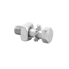 ADAPTABLE MOPED SCREW OF REAR SPROCKET WITH NUT PEUGEOT 103/MBK 51 (M6 X 20 mm HEAD HEXAGONAL) (SOLD INDIVIDUALLY) -P2R SELECTION