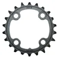 MTB CHAINRING 4-BOLT DIA. 64 FOR SRAM TRIPLE 22T INNER OEM BLACK FOR 3X10-SPEED