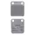 PLAQUETTE DE FREIN NISSIN POUR PEUGEOT 50 VIVACITY 2008> AV / DAELIM 50 S-FIVE 2001>, 125 S2 2005> / HONDA 50 CRM 1988>1992 / KAWASAKI 125 KLX 2010>2016 AR (A0060) (SEMI METAL) -ECE R90