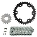 KIT CHAINE ADAPTABLE ROYAL ENFIELD 500 CLASSIC EFI 2016>2020, BULLET EFI 2016>2018 530 17x38 (DEMULTIPLICATION ORIGINE) -AFAM