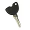 EBAUCHE DE CLE GIOBERT (MODELE WITH TRANSPONDEUR) OEM PIAGGIO VESPA 125-250-300 GTS, 125 VESPA LX, PRIMAVERA, SPRINT-1B004718