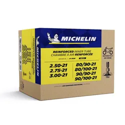 CHAMBRE A AIR 21'' 2.50-21, 2.75-21, 3.00-21, 80/90-21, 90/90-21, 80/100-21, 90/100-21, MH90-21 MICHELIN 21MDR VALVE TR4 (CROSS)