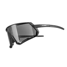 CYCLING GLASSES ADULT GIST MASK MONTURE BLACK VERRE FUME POLYCARBONATE (PROTECTOR 100% CONTRE UVA, UVB, UV)
