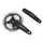 MTB CRANKSET P2R 7/8-SPEED ALUMINIUM BLACK 170 mm 42-34-24 WITH PARE-CHAIN (HOUSING 119 mm)