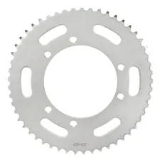 ADAPTABLE 50CC GEARED MOTORCYCLE REAR SPROCKET APRILIA 50 RX 2006>2017/DERBI 50 SENDA X RACE 2004>2011/GAS GAS 50 SM ROOKIE 2001>2005/RIEJU 50 MRT 2009>, 50 RS3 2011>2016 420 53 DTS (DIAMETER 105/125/8.5) -P2R