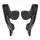 LEVIER/MANETTE ROUTE PATIN LTWOO 2 x 10V. R7 NOIR / GRIS COMPATIBLE SHIMANO TIAGRA 4700 (PAIRE)