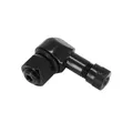 TYRE VALVE MOTORCYCLE TUBELESS ANGLED TV25AL ALUMINIUM BLACK (DIAMETER 8,3 mm) (SOLD INDIVIDUALLY) -P2R SELECTION