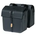 DOUBLE BICYCLE PANNIER BASIL URBAN DRY 50L BLACK 100% WATERPROOF (36X17X42CM) - MOUNTING KIT ON CARRIER