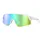 LUNETTES VELO ADULTE POVEC C1 MONTURE BLANC VERRES VERT REVO ELECTROCHROMIQUES TACTILE 2 MODES INSTANTANES LUMINEUX/OBSCURE (VERRE CAT 2-3) -AUTONOMIE JUSQU'A 28 JOURS/IP65