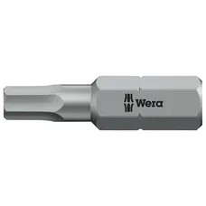 EMBOUT WERA 840/1 HEX PLUS Z 1/4 6 PANS/ALLEN 4 mm L 25 mm -MARQUE ALLEMANDE POUR LES ATELIERS