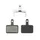 DISC BRAKE PAD SET MTB SHIMANO DEORE M515,M525,M495,M475,M465,M486, MT200 (P2R RESIN) (PAIR CARDED) - COMPATIBLE E-BIKE