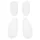 CABOCHON CLIGNOTANT SCOOT ADAPTABLE PIAGGIO 50 TYPHOON 1993>2005, NTT, NRG 1994>2005 AV+AR TRANSPARENT (x4) -REPLAY