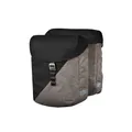 DOUBLE BICYCLE PANNIER RACKTIME VIDA 24L BLACK AND PIERRE (32X14X36CM) - COMPATIBLE SYSTEM RACKTIME SNAPIT