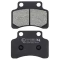 BRAKE PAD SET NEWFREN FOR CPI 50 HUSSAR, POPCORN, OLIVER 2003>2005 FRONT/GENERIC XOR FRONT, IDEO FRONT/KEEWAY 50 F-ACT FRONT, FOCUS FRONT, MATRIX FRONT (FD0223BE) (ELITE ORGANIC)