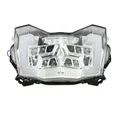 FEU ARRIERE MOTO ADAPTABLE YAMAHA 900 MT-09 2017> TRANSPARENT A LEDS AVEC CLIGNOTANT INTEGRE (HOMOLOGUE) -AVOC