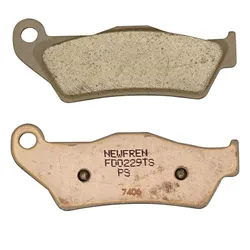 PLAQUETTE DE FREIN NEWFREN POUR BMW 850 R GS 1996>2007 AR, 900 R RT 2005>2013 AR, 1000 S XR 2015> AR, 1100 R R1993>2001 AR, 1150 R RT 2000>2006 AR, 1300 K S 2009>2015 (FD0229TS) (TOURING METAL FRITTE)