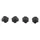CHAINRING BOLT/COVER SET STRONGLIGHT ROAD 12-SPEED FOR SHIMANO DURA ACE R9200 (SET OF 4) - AJOUTER SCREW REFERENCE 228260