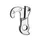 DERAILLEUR HANGER ALUMINIUM MARWI GIANT GH-259 (SOLD INDIVIDUALLY CARDED)