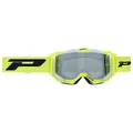 MASQUE/LUNETTES CROSS PROGRIP 3303 FL VISTA MULTILAYERED JAUNE FLUO/BLANC ECRAN MIROIR ARGENT ANTI-RAYURES/ANTI U.V./ANTI-BUEE (HOMOLOGUE CE-EN-N- AC-96025 REV.2)