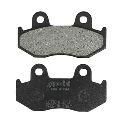 PLAQUETTE DE FREIN POLINI POUR HONDA 125 NES, 150 NES, 125 DYLAN, 150 DYLAN, 125 PSi, 125 SH (L 81.6mm - H 42.6mm - P 9.3mm) (174.0034) (ORIGINAL)