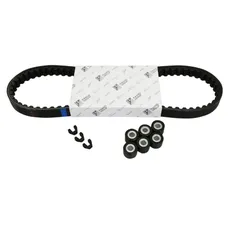 KIT TRANSMISSION (COURROIE, GALETS, GUIDES) ORIGINE PIAGGIO 50 FLY 4T 1998>2015 -1R000435