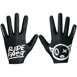 GANTS VELO VTT LONG GIST FASTER RIDE FAST NOIR L (PAIRE SUR CARTE) SANS VELCRO COMPATIBLE ECRAN TACTILE -5551
