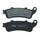 BRAKE PAD SET NEWFREN FOR HONDA 125 FORESIGHT 2003>2007 FRONT, 250 FORESIGHT 1999>2007 FRONT, 1100 CBR 1997> REAR, 800 VFR 1998>2002 REAR/PEUGEOT 250 SV 2001> FRONT (FD0255BE) (ELITE ORGANIC)