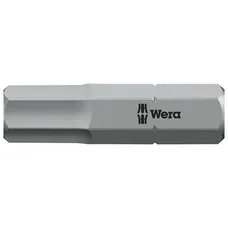 EMBOUT WERA 840/1 HEX PLUS Z 1/4 6 PANS/ALLEN 6 mm L 25 mm -MARQUE ALLEMANDE POUR LES ATELIERS