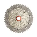 CASSETTE 12V. SUNRACE MZ90 11-50 VTT COMPATIBLE SHIMANO METALLIC ARGENT (LIVRE EN BOITE) (11-13-15-17-19-21-24-28-32-36-42-50)