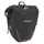 BICYCLE PANNIER NEWTON TO LED RED 22L BLACK POCHETTE ZIP INTERIEURE AMOVIBLE (SOLD INDIVIDUALLY) - MOUNTING KIT CROCHETS ON CARRIER (INCLUDED CABLE USB-C)