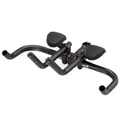 AERO BAR EXTENSION CONTRE LA MONTRE 31,8-25,8 ALUMINIUM BLACK MATTE POSITION HAUTE WITH REPOSE BRAS 475GRS
